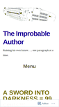 Mobile Screenshot of improbableauthor.com